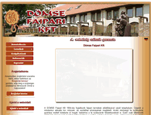 Tablet Screenshot of domse.hu